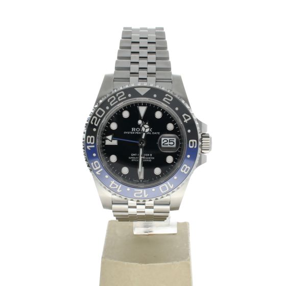 Rolex GMT-Master II Stainless-steel 126710BLNR Black Dial Men's 40-mm Automatic self-wind Sapphire crystal. Swiss Made Wristwatch