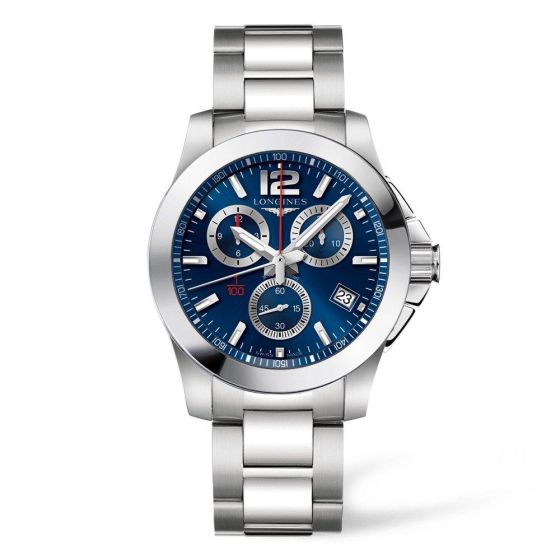 Longines Conquest Chrono Blue Dial Men's Watch L3.700.4.96.6