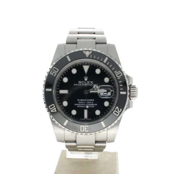 Rolex Submariner Stainless-steel 116610 Black Dial Men's 40-mm Automatic self-wind Sapphire crystal. Swiss Made Wristwatch