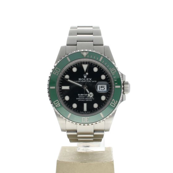 Rolex Submariner Stainless-steel 126610LV Black Dial Men's 40-mm Automatic self-wind Sapphire crystal. Swiss Made Wristwatch