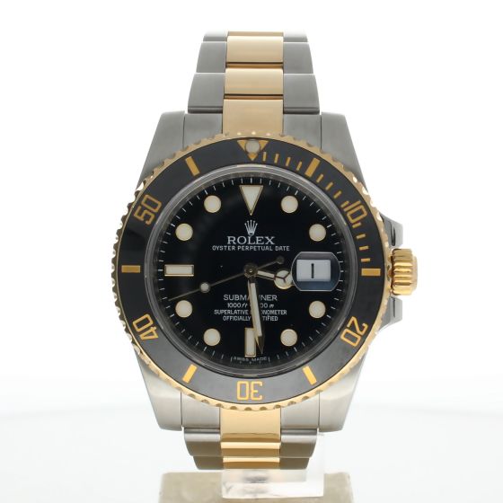 Rolex Submariner Stainless-steel 116613 Black Dial Men's 41-mm Automatic self-wind Sapphire crystal. Swiss Made Wrist Watch