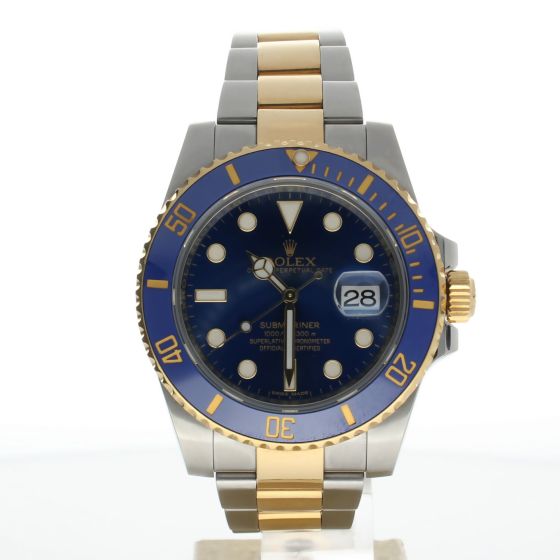 Rolex Submariner Stainless-steel 116613LB Blue Dial Mens 40-mm Automatic-self-wind Sapphire crystal. Swiss Made Wrist Watch