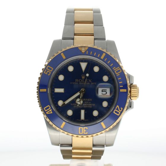 2018 Rolex Submariner Stainless-steel 116613LB Blue Dial Mens 40-mm Automatic-self-wind Sapphire crystal. Swiss Made Wrist Watch