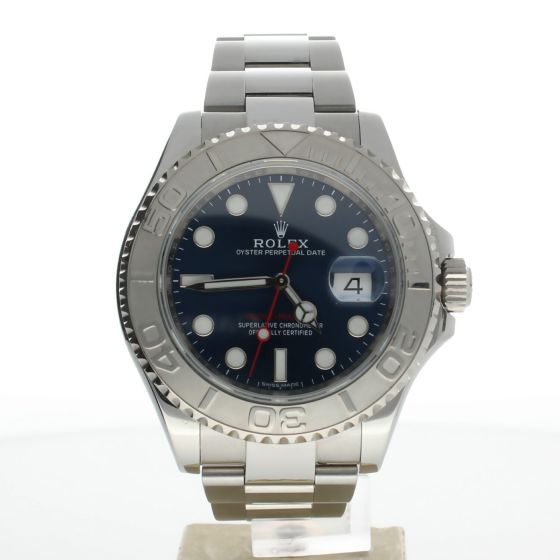 Rolex Yacht-Master Stainless-steel 116622 Blue Dial Mens 40-mm Automatic-self-wind Sapphire crystal. Swiss Made Wrist Watch