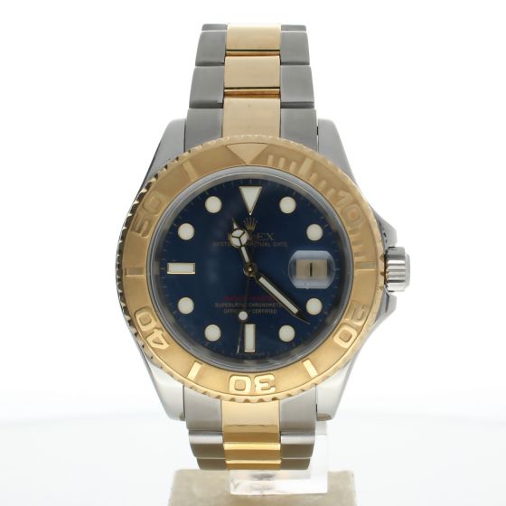 Rolex Yacht-Master Stainless-steel 16623 Blue Dial Mens 40-mm Automatic self-wind Sapphire crystal. Swiss Made Wrist Watch
