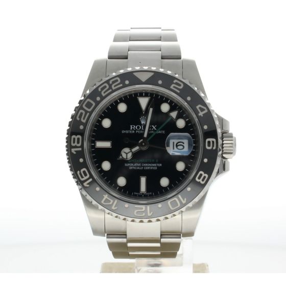 Rolex GMT-Master II Stainless-steel 116710 Black Dial Men's 40-mm Automatic self-wind Sapphire crystal. Swiss Made Wrist Watch