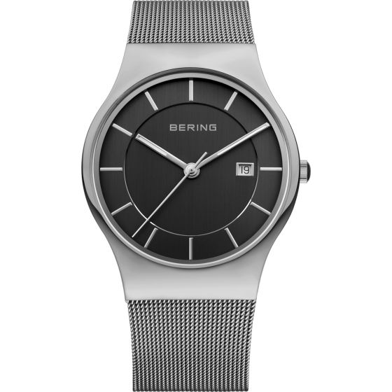 BERING Time 11938-002 Men Classic Collection Watch with Stainless-Steel Strap..