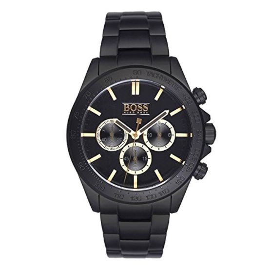 HUGO BOSS BLACK Mens Ikon Chronograph Watch, 1513278