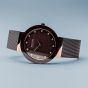 BERING Time 11435-262 Womens Ceramic Collection Watch with Mesh Band.