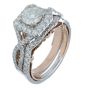 2.28 ct. t.w.t Diamond Side Stone Ring in 14k White Gold/Rose Gold/Yellow Gold