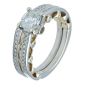 1.68 ct. t.w.t Diamond Side Stone Ring in 14k White Gold