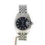 Rolex Datejust 26 Stainless-steel 179174 Black Dial Women's 26-mm Automatic-self-wind Sapphire crystal. Swiss Made WristWatch