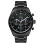 Hugo Boss Trophy Stainless-steel 1513675 Black Dial Mens 44-mm Quartz Mineral crystal.  Wrist Watch