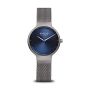 BERING Women Analog Quartz Max Ren? Collection Watch with Stainless Steel Strap and Sapphire Crystal 15531-077, Grey, Bracelet