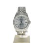 Rolex Date Just 31 Stainless-steel 6824 Silver Dial Womens 31-mm Automatic self-wind Sapphire crystal. Swiss Made Wristwatch