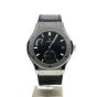 Hublot Classic Fusion Titanium 515.NX.2210.LR Black Dial Men's 45-mm Automatic self-wind Sapphire crystal. Swiss Made Wristwatch