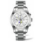 Longines Conquest Classic Silver Dial Chronograph Stainless Steel Men's Watch L27984726