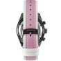 Abingdon Women Jordan Podium Pink Tachy Watch with Camel Leather Strap