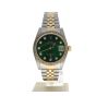 Rolex Date Just 31 Stainless-steel 68273 Green Dial Womens 31-mm Automatic self-wind Sapphire crystal. Swiss Made Wristwatch