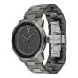 Movado Bold Grey Crystal Pave Quartz Men's Watch - 3600664
