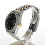 Rolex DateJust 36 Stainless-steel 16013 Black Dial Mens 36-mm Automatic-self-wind Sapphire crystal. Swiss Made Wrist Watch