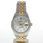 Rolex DateJust 36 Stainless-steel 16013 Mother-of-Pearl Dial Mens 36-mm Automatic-self-wind Sapphire crystal. Swiss Made Wrist Watch