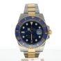 Rolex Submariner Stainless-steel 116613LB Blue Dial Mens 40-mm Automatic-self-wind Sapphire crystal. Swiss Made Wrist Watch