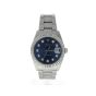 Rolex DateJust 36 Stainless-steel 16030 Blue Dial Mens 36-mm Automatic self-wind Sapphire crystal. Swiss Made WristWatch