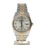 Rolex DateJust 36 Stainless-steel 16233 Silver Dial Mens 36-mm Automatic self-wind Sapphire crystal. Swiss Made Wrist Watch