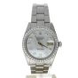 Rolex Date 34 Stainless-steel 1500 Mother-of-Pearl Dial Womens 34-mm Automatic self-wind Sapphire crystal. Swiss Made WristWatch