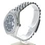 Rolex DateJust 36 Stainless-steel 16030 Black Dial Mens 36-mm Automatic self-wind Sapphire crystal. Swiss Made Wrist Watch
