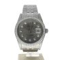 Rolex DateJust 36 Stainless-steel 16014 Grey Dial Mens 36-mm Automatic self-wind Sapphire crystal. Swiss Made Wrist Watch