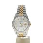 Rolex DateJust 36 Stainless-steel 16233 Mother-of-Pearl Dial Mens 36-mm Automatic self-wind Sapphire crystal. Swiss Made WristWatch