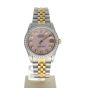 Rolex DateJust 31 Stainless-steel 68273 Pink Dial Womens 31-mm Automatic self-wind Sapphire crystal. Swiss Made WristWatch