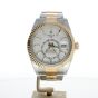 Rolex Sky-Dweller Stainless-steel 326933 White Dial Mens 41-mm Automatic self-wind Sapphire crystal. Swiss Made Wrist Watch