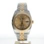 Rolex DateJust 36 Stainless-steel 116233 Champagne Dial Men's 36-mm Automatic Wrist Watch