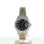 Rolex DateJust 26 Stainless-steel 69173 Blue Dial Womens 26-mm Automatic self-wind Sapphire crystal. Swiss Made Wrist Watch