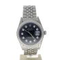 Rolex DateJust 36 Stainless-steel 1603 Blue Dial Mens 36-mm Automatic self-wind Sapphire crystal. Swiss Made Wrist Watch