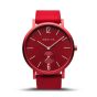 BERING Time True Aurora Collection Resin 16940-599 Red Dial Unisex-adult 40-mm Quartz Sapphire crystal. Designed in Denmark Wrist Watch