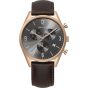 BERING Time 10542-562 Mens Classic Collection Watch with Calfskin Band.