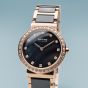 BERING Time 10729-767 Womens Ceramic Collection Watch with Stainless steel Band.