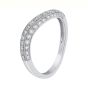 0.64 Ct. T.W. Diamond Band In 18 Karat White Gold