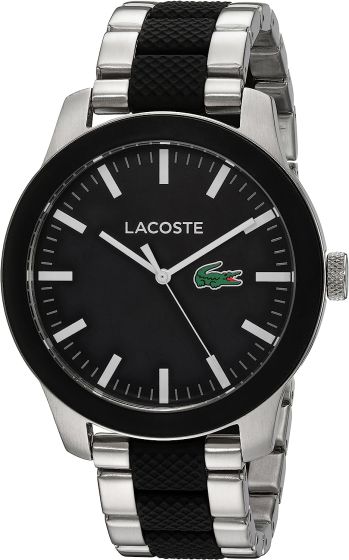 Lacoste Men's 12.12 Quartz Stainless Steel Casual Watch Multi Color (Model: 2010890)
