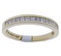 0.50 Ct. T.W. Princess Diamond Half Eternity Band in 18 Karat Yellow Gold
