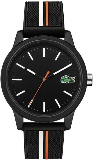 Lacoste Lacoste.12.12 Men's Quartz Plastic and Silicone Strap Sporty Watch, Color: Multiple Color (Model: 2011071)