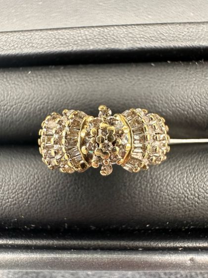 Diamond Pavé Ring in 14k Yellow Gold - 205014