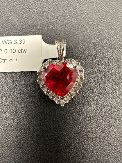 Pendants 14k White Gold -205003