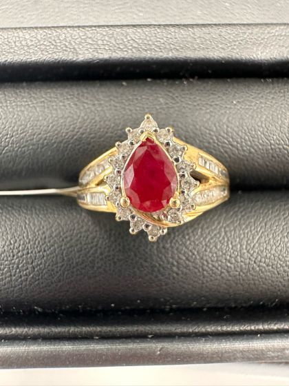 Rings-Pavé , 14k Yellow Gold -205002