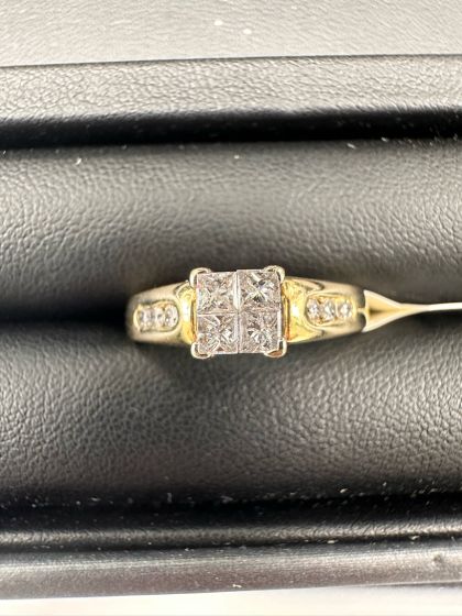 Ring - Pavé, 14k Yellow Gold -205024