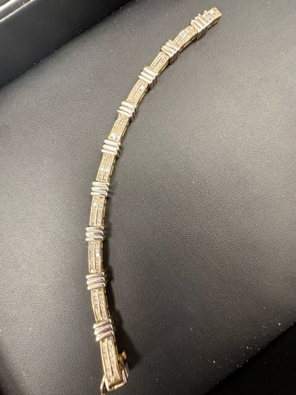 Diamond  Tennis Bracelet in 14K Yellow Gold - 205067